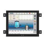 15 17 Inch Display LCD Screen Monitor of Tablet VGA DVI USB Resistance Touch Screen Embedded Installation Wall Mounting 12"  10"