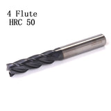 EndMill Cnc Cutting HRC50 4 Flute Alloy Carbide Milling Cutter End Mill High quality Freze ucu 4mm 5mm 6mm 8mm 12mm router bit