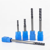 VACK Milling Cutting HRC50 4 Flute Metal Cutter Alloy Tungsten Steel EndMill Cutter Carbide End Mill 8mm 6mm 4mm Milling Tools