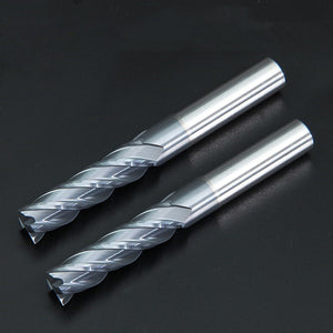 Endmills HRC50 4 Flute Alloy Carbide Tungsten Steel Milling Cutter End Mill 4mm 5mm 6mm 8mm 10mm 12mm Metal Cutter Milling Tools