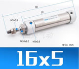 CDJ2B CDJ2B16 Type Mini Pneumatic Air Cylinder Double Acting Single Rod 16mm Bore 10~200mm Stroke