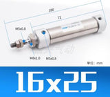 CDJ2B CDJ2B16 Type Mini Pneumatic Air Cylinder Double Acting Single Rod 16mm Bore 10~200mm Stroke