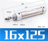 CDJ2B CDJ2B16 Type Mini Pneumatic Air Cylinder Double Acting Single Rod 16mm Bore 10~200mm Stroke