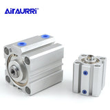SDA series Pneumatic Compact air Cylinder 16 20 25 32 40 50 63mm Bore to 5 10 15 20 25 30 35 40 45 50mm Stroke