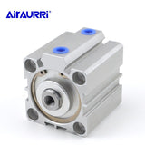 SDA series Pneumatic Compact air Cylinder 16 20 25 32 40 50 63mm Bore to 5 10 15 20 25 30 35 40 45 50mm Stroke