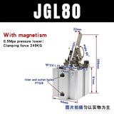 JGL lever cylinder ALC clamping rocker arm die air pressure clamping air pressure clamp cylinder 25/32/40/50/63/80/100 T5R