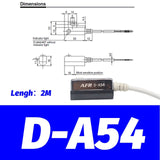 10PCS Air Pneumatic Cylinder Magnetic Reed Switch Sensor D-A93 Z73 C73 A54 CS1-G J DMS-H U F SMC SIZE D-M9N D-M9NV D-M9PV M9BV