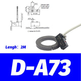 10PCS Air Pneumatic Cylinder Magnetic Reed Switch Sensor D-A93 Z73 C73 A54 CS1-G J DMS-H U F SMC SIZE D-M9N D-M9NV D-M9PV M9BV