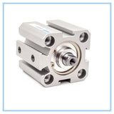 SDA Type Bore 32mm stroke 5/10/20/25/30/40/50/55/60/65/100mm double acting SDA32 compact air pneumatic piston cylinder Female