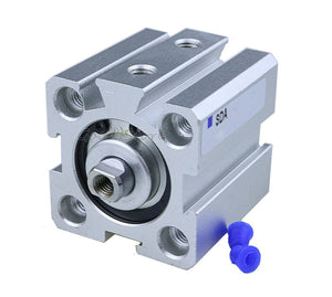 SDA25 stroke 5/10/20/25/30/40/50/55/60/65/100mm SDA Type Bore 25mm double acting compact air pneumatic piston cylinder Female