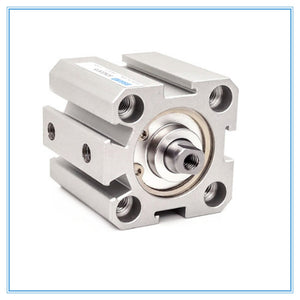 SDA Type Bore 20mm stroke 5/10/20/25/30/40/50mm double acting SDA20 compact air pneumatic piston cylinder Female