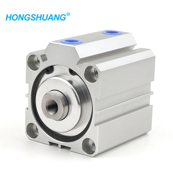 SDA series Pneumatic Compact air Cylinder 25mm Bore to 5 10 15 20 25 30 35 40 45 50mm Stroke High quality double acting cylinder